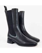 Chelsea Boots en Cuir Aron noires - Talon 4 cm