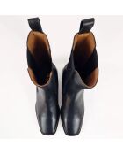 Chelsea Boots en Cuir Aron noires - Talon 4 cm