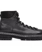 Boots en Cuir Clyde noires