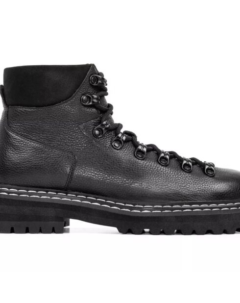 Boots en Cuir Clyde noires
