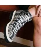 Boots Clyde noir/blanc