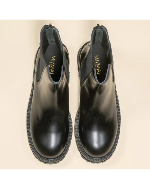 Chelsea Boots en Cuir Oslo noires