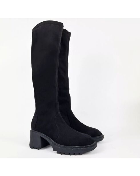 Bottes Mara noires - Talon 7 cm