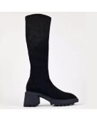 Bottes Mara noires - Talon 7 cm