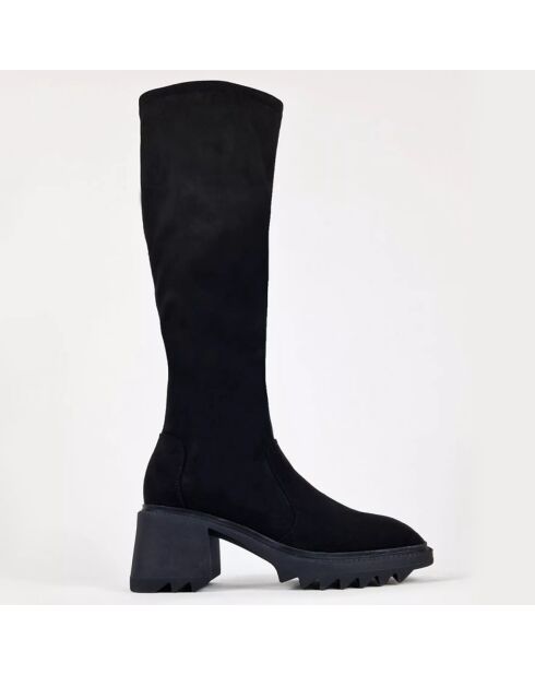 Bottes Mara noires - Talon 7 cm