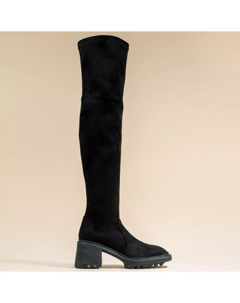 Bottes Mara noires - Talon 7 cm