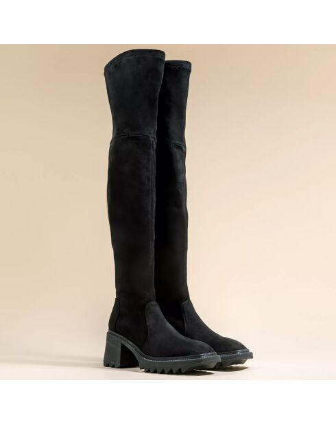 Bottes Mara noires - Talon 7 cm