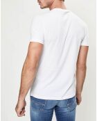 T-Shirt Bande Logo blanc