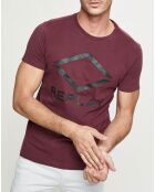 T-Shirt Big Logo bordeaux