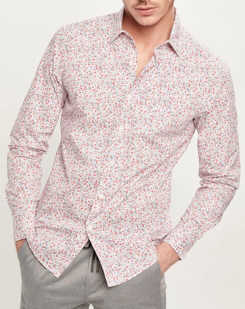 Camicia a maniche lunghe multicolor