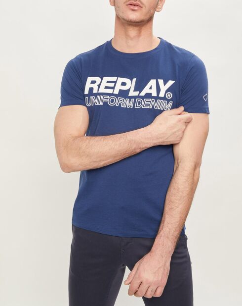 T-Shirt manches courtes Logo Centltermo bleu marine