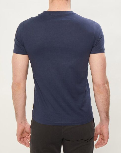 Falton Logo T-shirt met korte mouw donkerblauw