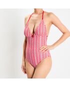 Maillot de bain 1 pièce rouge