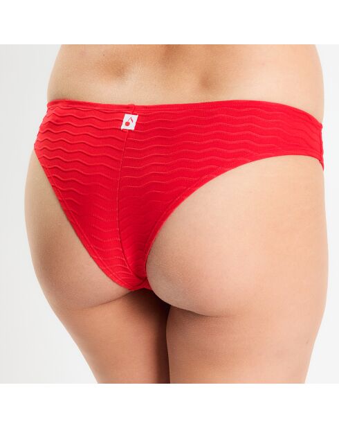 Bas de maillot de bain rouge