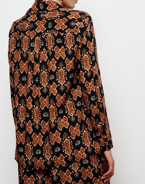 Camicia dritta Asma Terracotta