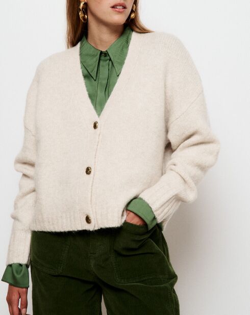 Cardigan ampio Monique cappuccino
