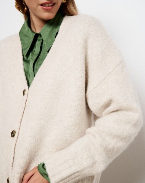 Cardigan ampio Monique cappuccino