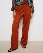 Pantalon Elastique Camelia terracotta