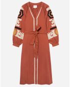 Robe Midi Deva terracotta