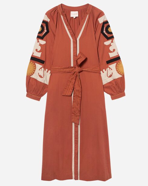 Robe Midi Deva terracotta