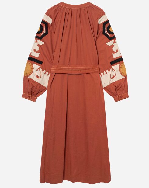 Robe Midi Deva terracotta