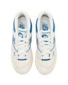 Baskets en Cuir 550 blanc/bleu