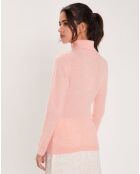 Pull en Alpaga & Laine mélangés Doudou rose