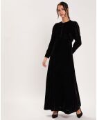 Robe en Velours satiné Princesse noire