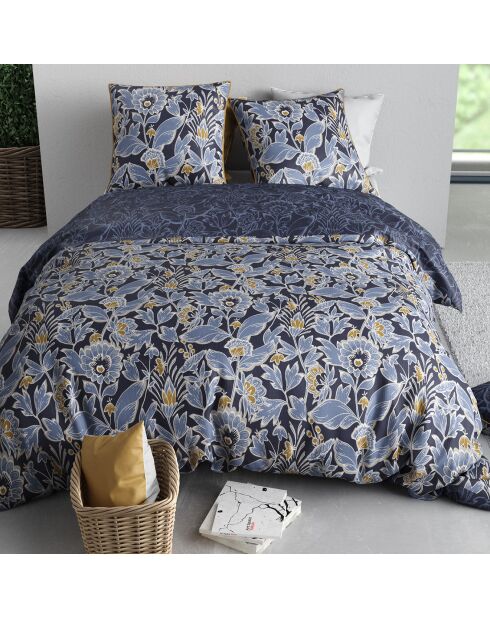 Parure housse de couette Penelope bleue