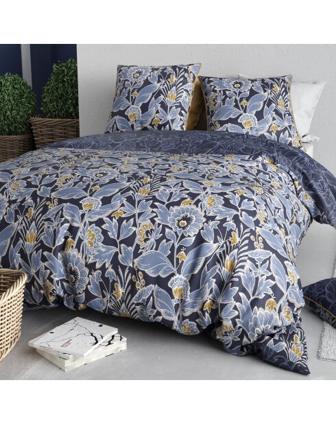 Parure housse de couette Penelope bleue