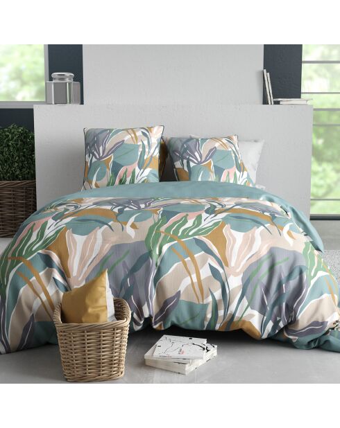 Parure housse de couette Palma violette - 240x220 cm