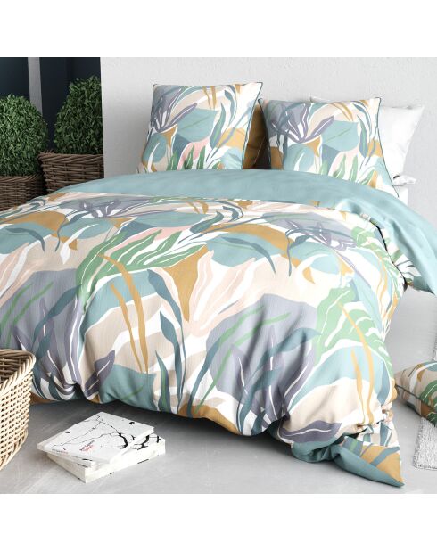 Parure housse de couette Palma violette - 240x220 cm