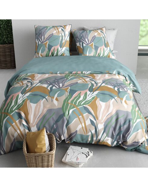 Parure housse de couette Palma violette - 240x220 cm