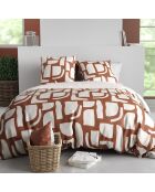 Set copripiumino arancione Oumy - 240x220 cm