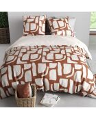 Set copripiumino arancione Oumy - 240x220 cm