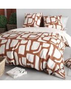 Set copripiumino arancione Oumy - 240x220 cm