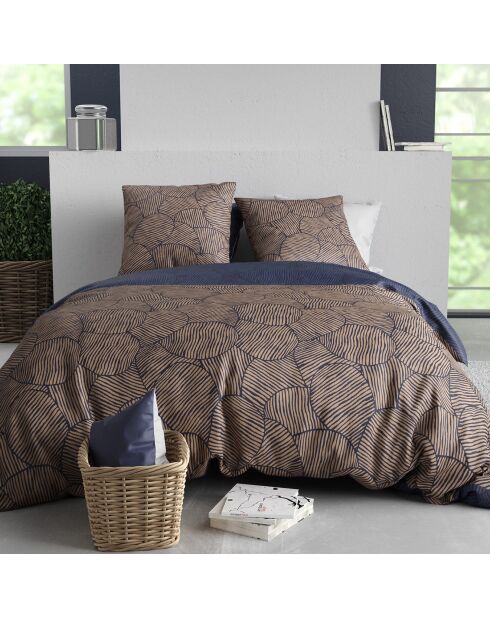 Parure housse de couette Ninon rouge