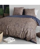 Parure housse de couette Ninon rouge