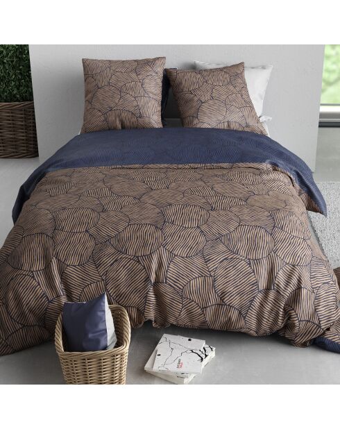 Parure housse de couette Ninon rouge