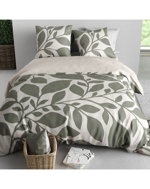 Parure housse de couette Nais grise - 240x220 cm