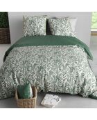 Parure housse de couette Mangrove verte - 240x220 cm
