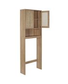 Meuble wc bali  marron - 60x166x20 cm