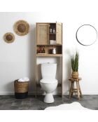 Meuble wc bali  marron - 60x166x20 cm