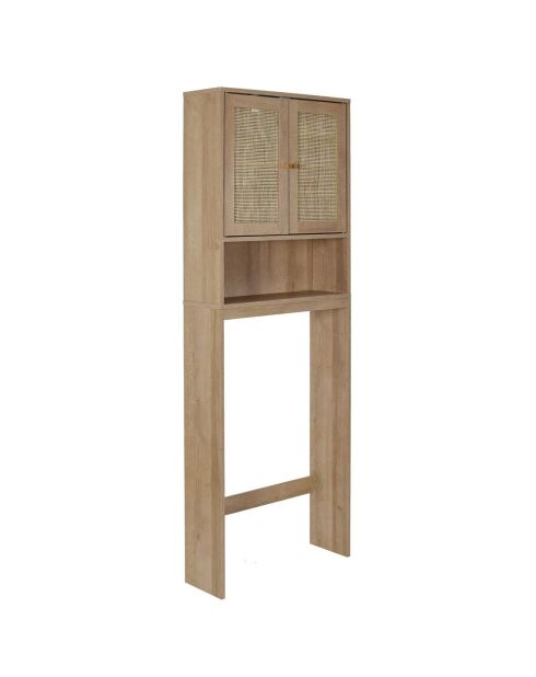 Toiletkast Bali bruin - 60x166x20 cm
