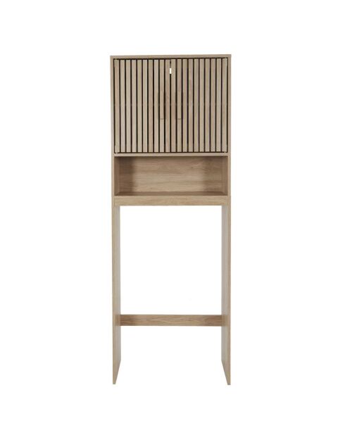 Klaus brauner Toilettenschrank - 60x166x20 cm