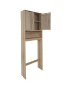 Meuble wc klaus  marron - 60x166x20 cm