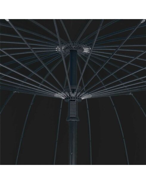 Zwarte paraplu met bel