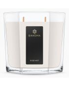 Achthoekige XL Rose Mist Candle - 2 lonten 80u
