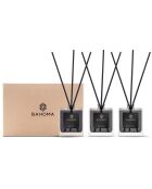 Coffret 3 Diffuseurs Obsidian Figue Noire, Vanille Noire, Ambre & Thym - 3x50 ml