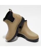 Bottines Droplet beige kaki